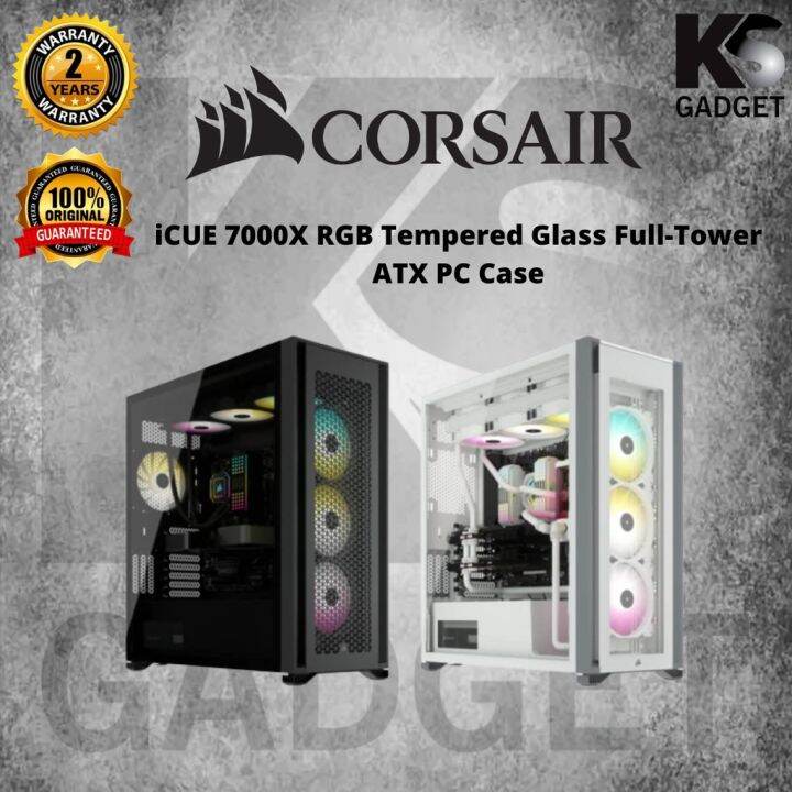 CORSAIR ICUE 7000X RGB Tempered Gl Full-Tower ATX PC Case | Lazada