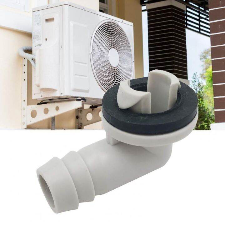 Air Conditioner Drain Connector AC Drain Hose Plastic Elbow Rubber Ring