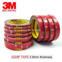 3M 4229 Gray Color  0.8mm Thick  Double Coated Adhesive Acrylic Foam Tape For Automotive Exterior Trim Parts  Body Side Moldings Adhesives Tape