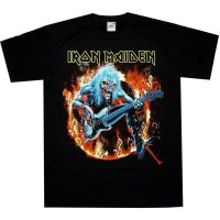 Hot sale Iron Maiden band graphic Mens 100% Cotton Round Neck Short Sleeve T-Shirt  Adult clothes