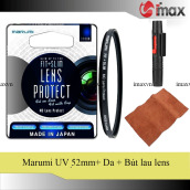 Kính lọc Filter Marumi Fit & Slim Lens Protect 52mm Hoằng Quân + Bút lau