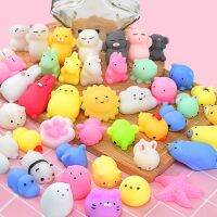 【CC】♟﹊✲  50-5PCS Kawaii Squishies Anima Kids Antistress Squeeze Favors Stress Birthday