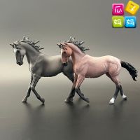 ? Genuine and exquisite model collecta I you his female American Mustang gray simulation horse animal model childrens toys 88543