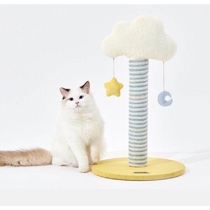 petkit-dreamy-cloud-ที่ลับเล็บ-ที่ฝนเล็บ-เชือกป่าน-ย้อมด้วยสีธรรมชาติ-ไม่เป็นอันตรายต่อแมว