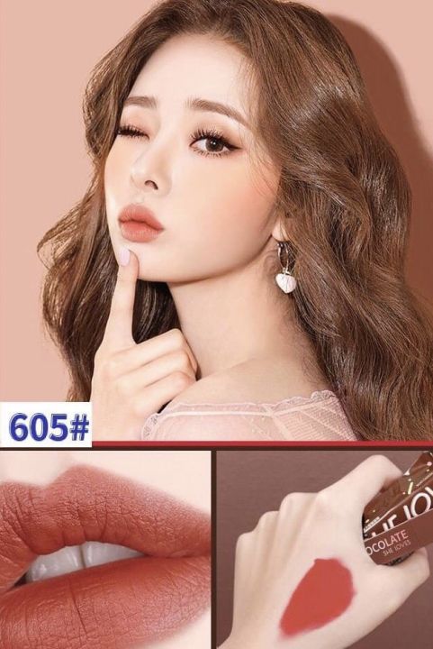 กลอสเนื้อแมท-she-loves-2ml-เบอร์-605-สีส้มชานม-milk-tea-เนื้อแมทเนียนสวย-ไม่เป็นคราบติดทนนาน-สีสวยมากๆ-สายฝ-สุดๆ-อินๆเท่ๆ