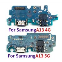 สำหรับ Samsung A13 4G 5G A136B A135 A316 A135F ที่ชาร์จ USB ของแท้พอร์ตไมโครโฟนแท่นบอร์ดเชื่อมต่อสายเคเบิลงอได้ชิ้นส่วนซ่อม