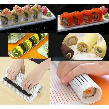 UPORS 7Pcs/Set Japanese Sushi Maker Professional Plastic Sushi