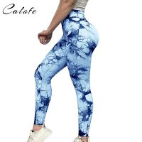 New Tie dye Yoga Pants Sport Leggings Women Seamless High Waist Push Up Woman Tights Fitness Workout Leggins Gym Clothing