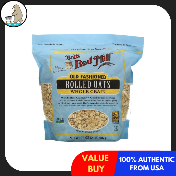 Bob's Red Mill, Old Fashioned Rolled Oats, Whole Grain, 32 Oz (907 G ...