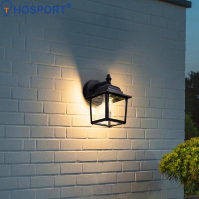Retro E27 Wall Lamp Outdoor Waterproof Corridor Pathway Glass Lantern Light Sconce Courtyard Villa Garden Balcony Lighting