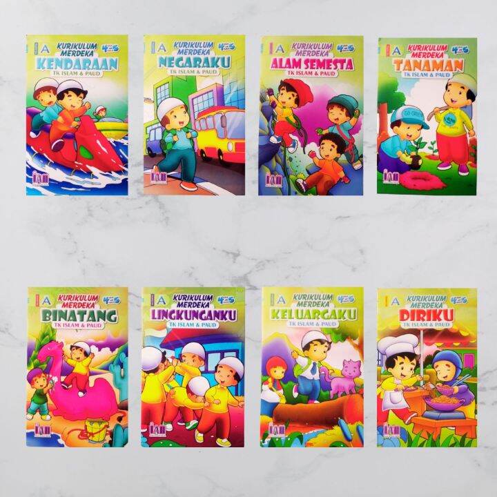 Paket Buku Tematik Anak TK Islam Dan PAUD KURIKULUM MERDEKA Lengkap ...