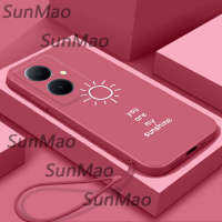 V29 Vivo เคสโทรศัพท์เบาบางการออกแบบข้อความเปลือกนุ่มเรียบง่าย