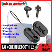 Tai Nghe Bluetooth TWS L2 - Bluetooth 5.0 tự động kết nối ghép đôi - Pin sử dụng khoảng 4-5h - chất lượng âm thanh tốt,có mic đàm thoại - dành cho mọi điện thoại samsung,oppo.xiaomi,LG....