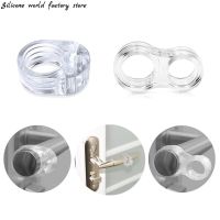 xfcbfSilicone world Door Stopper Transparent Silica Gel Door Handle Buffer Wall Protection Doorknob Bumper Walls Furniture Protective