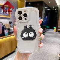 เคสโทรศัพท์บริกเก็ตสีดำแบบ DIY มีสไตล์สำหรับ Realme OPPO C20 C11 C15 C55 C25S C12 C21Y C25Y C30 C33 C35 C51 C53 Narzo 20 Narzo 30A Narzo 50i Narzo 50A สีลูกกวาดนิ่มป้องกันการตกปกหลัง