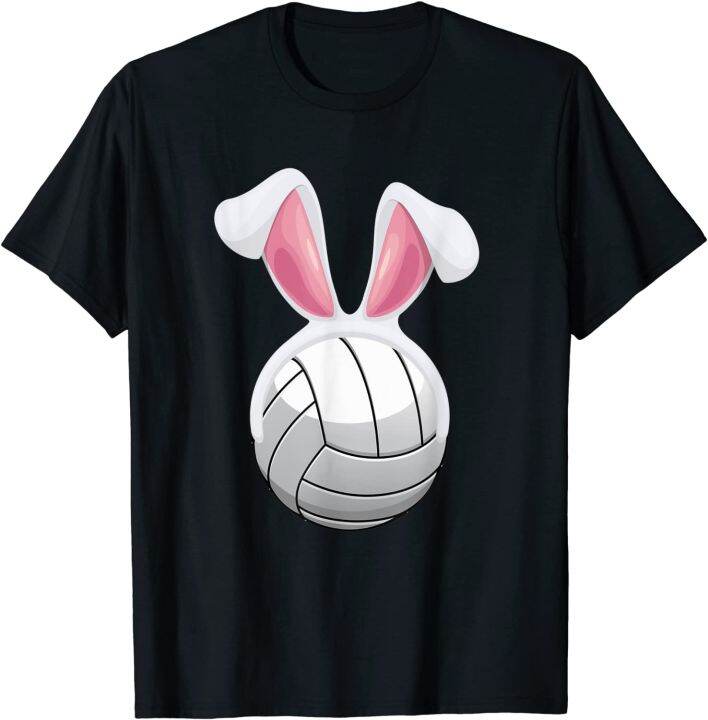 Volleyball Easter Bunny Ears Cute Volleyball Player TShirt Lazada PH