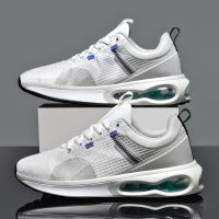 COD ▦♠ imoq55 store 【Ready Stock】Fashionable Mens Air Cushion Sports Shoes Large Size Super Soft Sole Breathable Casual ins Popular Color Matching Outdoor Jogging Men New Style Anti-Slip Running shoes