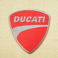 ตัวรีด ติดเสื้อ อาร์มติดเสื้อ โลโก้ ตรา ยี่ห้อ มอเตอร์ไซค์ Motorbike Ducati Patch ดูคาติ ดูคาตี้  สำหรับตกแต่งเสื้อผ้า