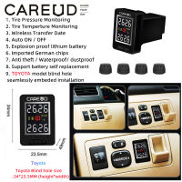 CAREUD U912-WF ภายนอก TPMS รถยนต์ TPMS ระบบตรวจสอบความดันลมยางรถยนต์ Toyota Blind Hole Groove ขนาดความต้องการ 34 * 23.5 มม. (H * W)