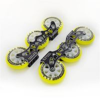 3 wheels 110mm 4 wheels 80mm 243mm inline skates frame M7 alloy roller patines skating base 3X110mm 4X80mm super light Training Equipment