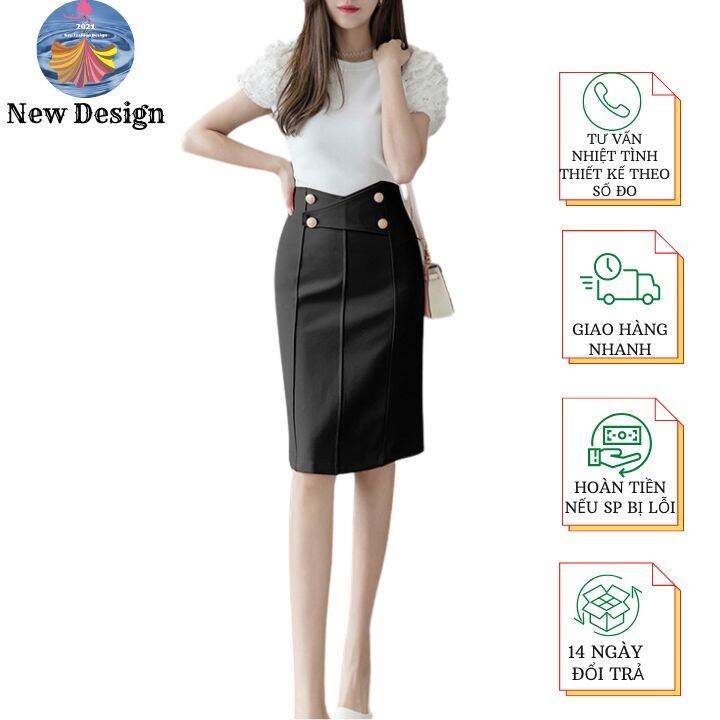 Chân Váy Bút Chì Dáng Dài 70cm Có 2 lớp lót thời trang công sở  Lazadavn