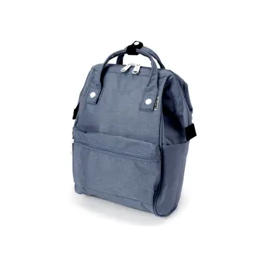 Original Anello Classic Canvas Backpack - Dark Blue, Men's Fashion
