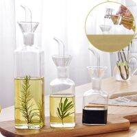 เครื่องจ่ายน้ำมันโปร่งใส HCHC แก้ว150/200/450Ml Cruet เททำความสะอาดง่ายห้องครัวขวดน้ำส้มสายชู