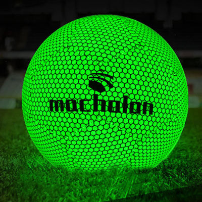 2021 Glow In The Dark Soccer Ball PU Size 5 Light Up Soccer Luminous Glowing Football Ball Outdoor Indoor Practice Traning Ball