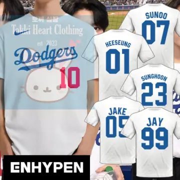 Pin by AAA on Enhypen  Sports jersey, Baseball cards, Dodgers