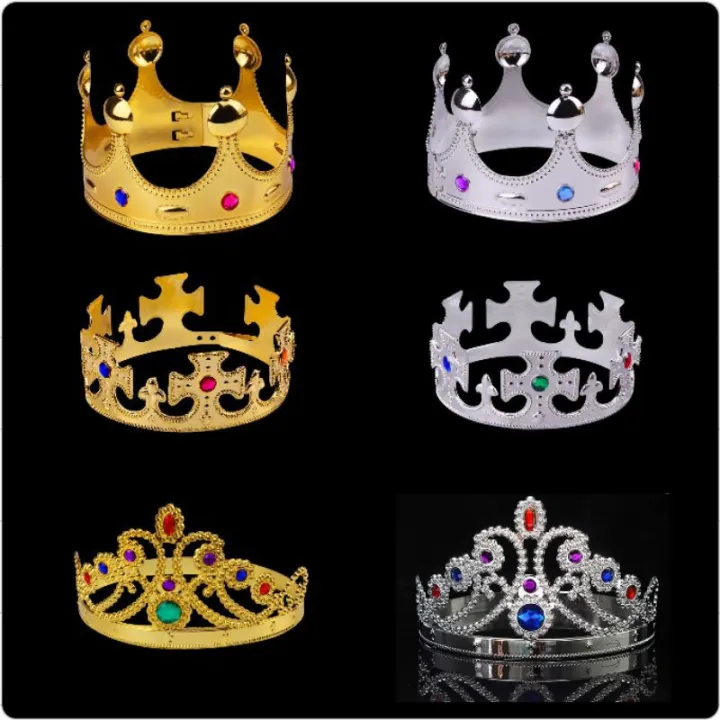 ☬Plastic King Queen Prince Princess Crown | Lazada PH