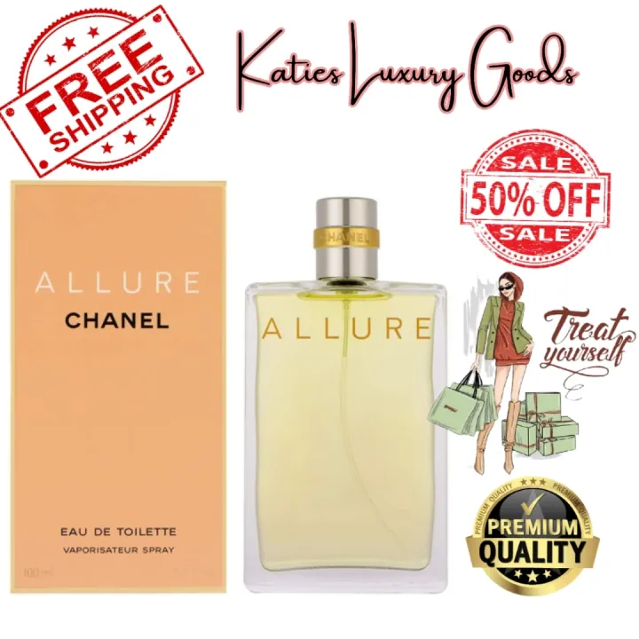 ORIGINAL PERFUME - CHANEL ALLURE EAU DE TOILETTE PERFUME - CHANEL ALLURE  EDT PERFUME FOR WOMEN - LADIES PERFUME - WOMENS PERFUME | Lazada PH