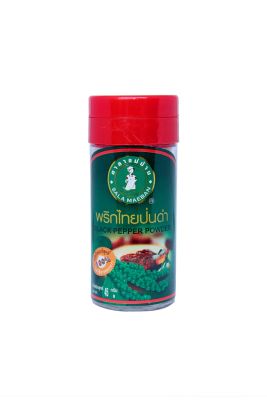 พริกไทยป่นดำขวดเล็กจันทร์ เครื่องเทศ 100% Black Pepper Powder 45 g