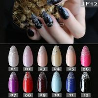 Burgundy Ombre French glitter Stiletto UV Gel nude Fake Nails Black Shimmer Finger blue false nail point tip pink Handmade