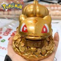 หุ่นแอคชั่นใหม่อนิเมะ Pokemon Gk Bulbasaur ฟอร์จูนฟิกเกอร์ Pvc 9ซม. Q Ver. ของสะสม Hiasan Kamar หุ่นแอคชั่นรถจำลองของเล่นคริสต์มาส