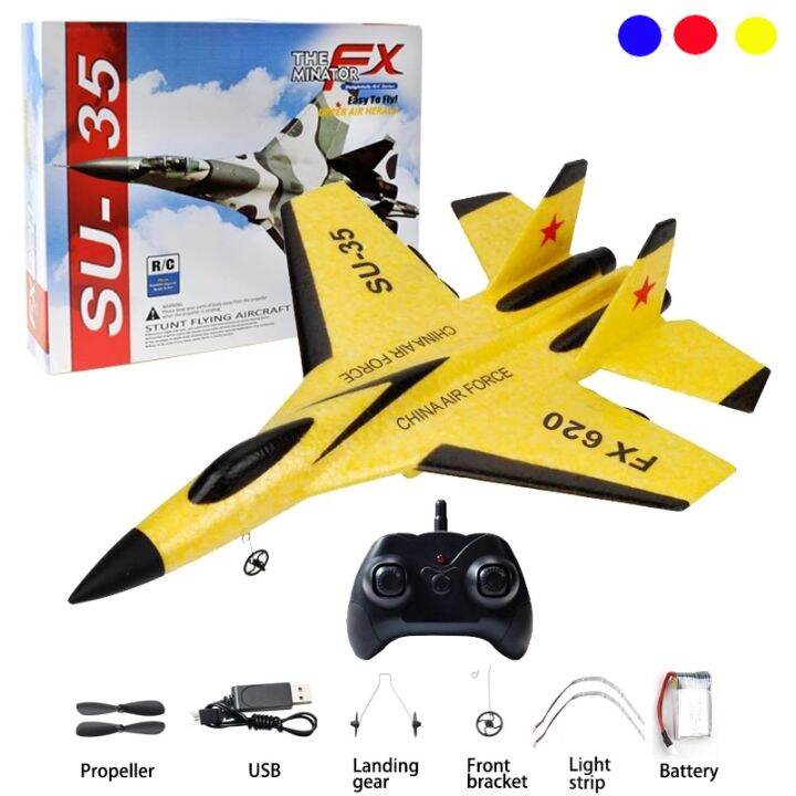 FX620 SU35 RC Remote Control Airplane 2.4G Fighter Hobby Plane Glider