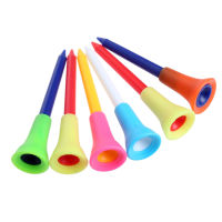 30/10Pcs Durable Rubber Cushion Top Design Plastic Golf Tees Golfer Training Practicing Tools 56mm/72mm/83mm Random Mixed Colors Towels