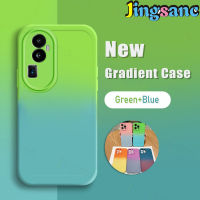 Jingsanc เคสไล่ระดับสีสำหรับ OPPO Reno 10 Pro Plus/ Reno 10 Pro + 5G เคสนิ่มใส่โทรศัพท์ TPU ฝาหลังป้องกันการกระแทกเลนส์ครอบคลุมเต็มรูปแบบ Oppo Reno 10 Pro Plus/reno 10 Pro + 5G A33-1