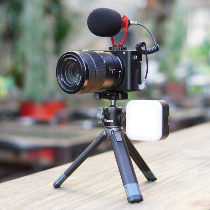 ulanzi-ขาตั้งกล้องโต๊ะโลหะ-mt-24พร้อมช่องเสียบแฟลชสำหรับไมโครโฟนไฟ-led-ขยายกล้อง-vlog-ขาตั้งกล้องสามขาสำหรับกล้อง-dslr-slr-ขาตั้งกล้องโทรศัพท์