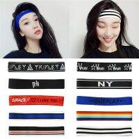 Fashion Unisex Elastic Sports Headband Letters Hair Head Hoops Bands Personality Hairband Simple for Mens Women Turban headdress