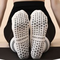 Non-slip Pilates Ballet Yoga Sports Socks basketball Women Sport Socks Pilates Fitness Breathable soft wear Cotton Comfortable