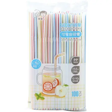 Disposable Plastic Flexible Drinking Straws  Disposable Straws Cocktail -  1500 Pcs - Aliexpress