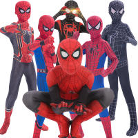 เดอร์แมนคอสเพลย์เด็กพรรคชุดซูเปอร์ฮีโร่ Z Entai S Pider Man ไม่มีทางที่บ้านเครื่องแต่งกายชุดฮาโลวีนเวทีแสดง J Umpsuit ชุด