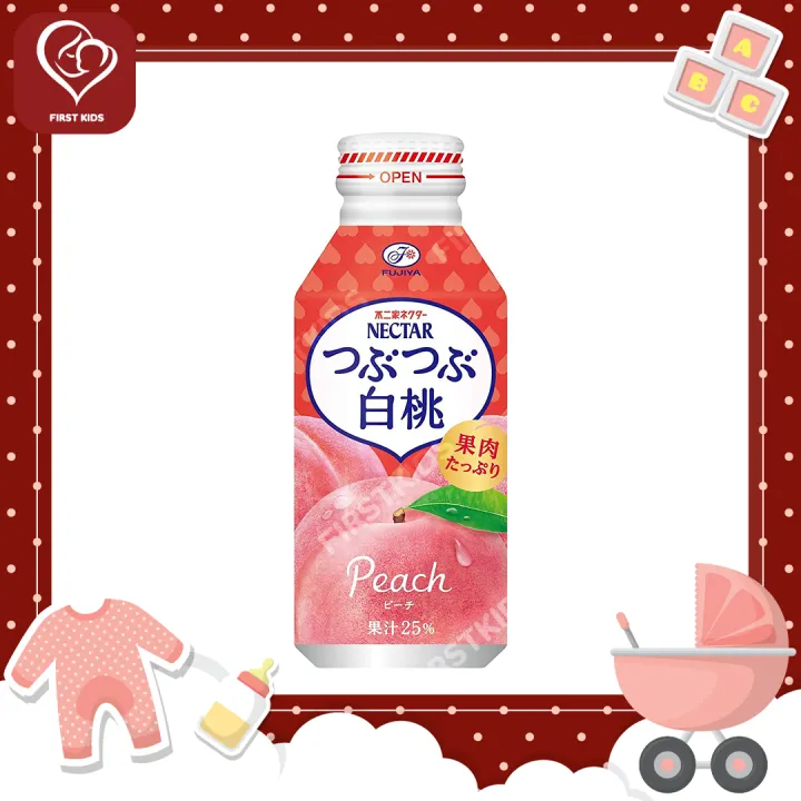 Fujiya Nectar Tubutubu Peach Juice 380ml Th 9156