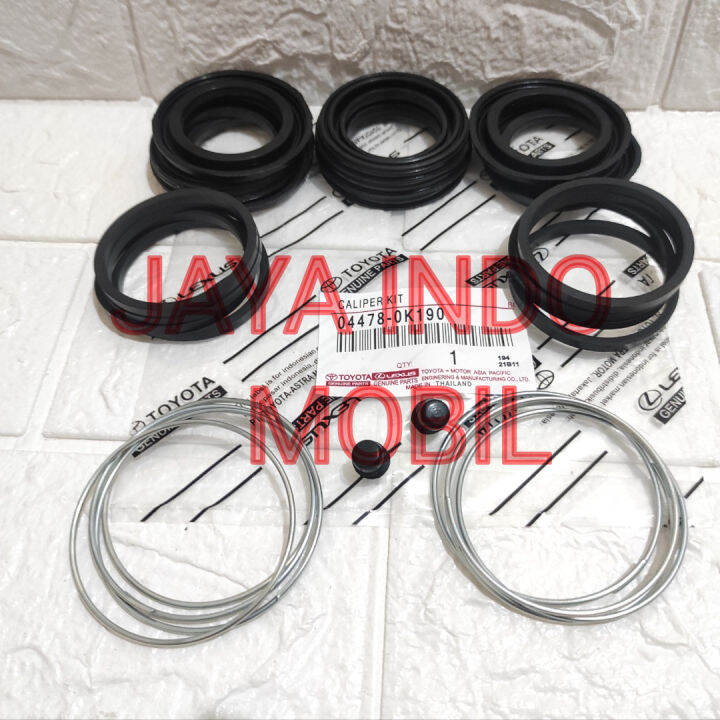 Caliper Kaliper Kit Seal Rem Cakram Toyota Hilux REVO Fortuner VRZ Original 1Set Lazada Indonesia