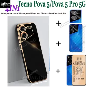 For Tecno Pova 5 Pro LH8n Case 2023 Shockproof Cover Luxury