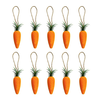 10/20Pcs 2023 Decorations Carrot Toy Decoration Hanging Gift Kids Carrots Easter Ornament