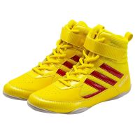 Professional Unisex High-top Weightlifting Shoes Non-slip Wearable Breathable Sneakers Outdoor Leisure Boxing Training Footwear