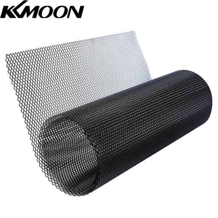 Car Grill Mesh Sheet Black Painted Aluminum Alloy Grille Mesh Roll Automotive Grille Insert
