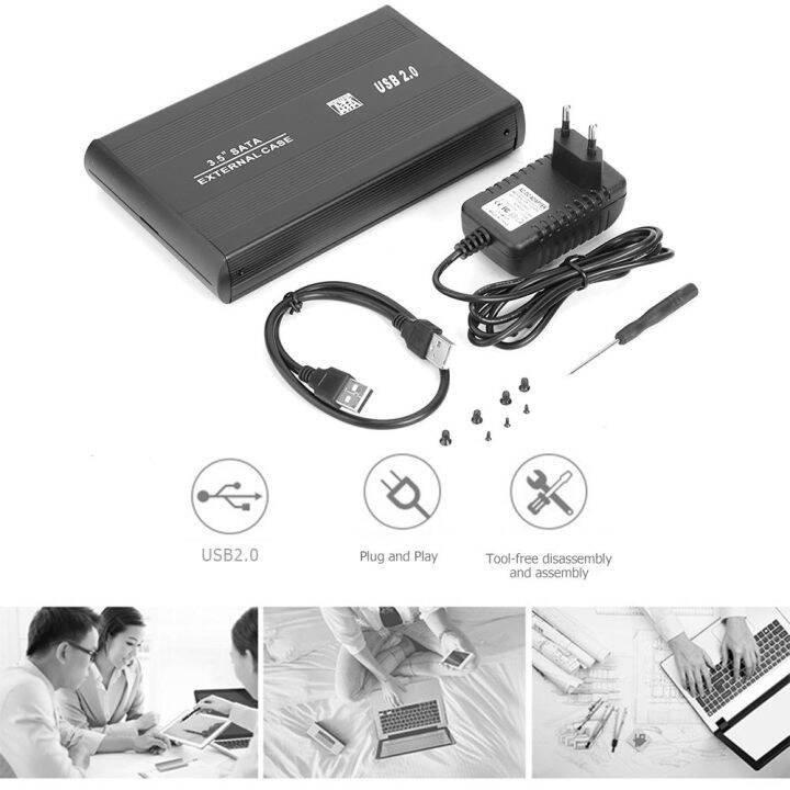 3-5-inch-hard-disk-case-sata-to-usb2-0-aluminum-alloy-hdd-case-external-hard-drive-enclosure-with-eu-adapter