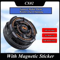 ☄ CX02 Mobile Phone Radiator for PUBG Magnetic Semiconductor Game Cooler with Wireless Charge Function for IOS Android IPad Tablet